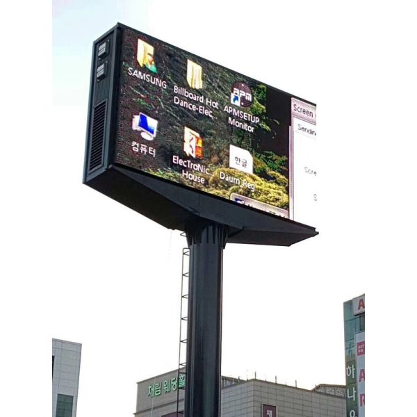HD P6 Outdoor Fixed Led Display Video Billboard Full color 6000 Nits Advertising