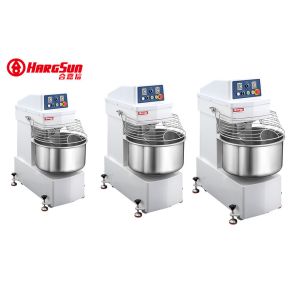 130L Spiral Dough Mixer 50 Kg 6000W durable With 2 Motors