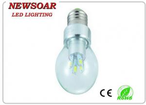 China 90lm/w 4w glass led bulbs new zealand with lamp holder E27/E14 on sale