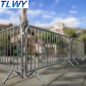 ISO9001 Portable Safety Crowd Control Barriers Anti Corrision