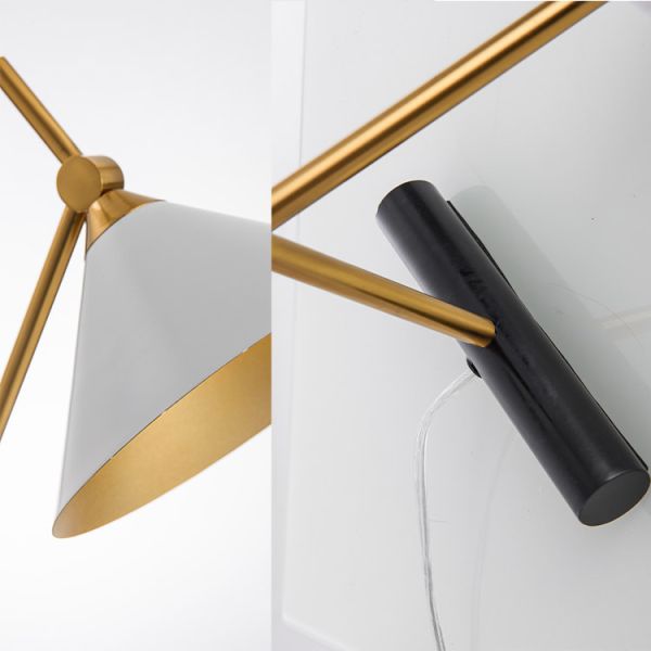 simple metal desk lamp northern Europe postmodern Cleo Table Lamp(WH-MTB-198)