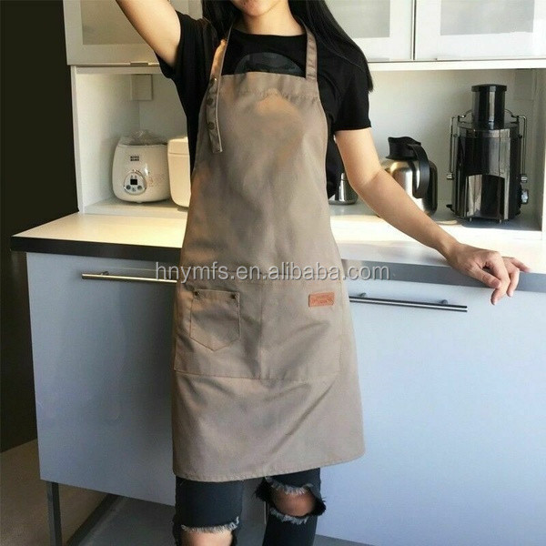 Quality Polycotton TC Fabric Apron Adjustable Tie With Button 2 Pocket Hotel & Bar Chef Works Clothing wholesale