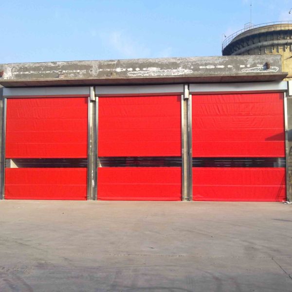 Quality PVC transparent High Speed Shutter Door Rapid Fast Spiral Industrial Doors wholesale