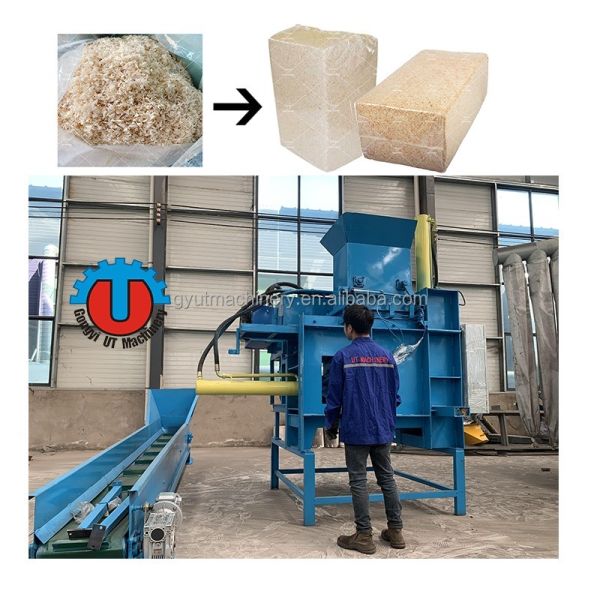 Quality Electric 1kg Pet Bedding Sawdust Baler Machine for Small Scale Bagging and Packaging wholesale
