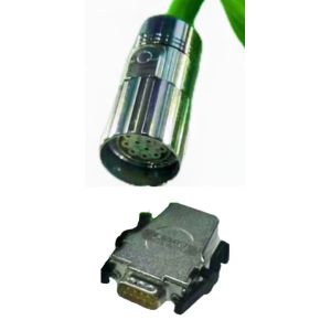 Reliable Green DB9 Insulation Industrial Wire Harness IP67 M23 Cable Wire