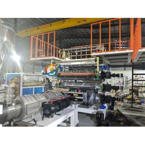 55kw Main Motor Featured PVC Marble Sheet Making Machine for Building Decoration