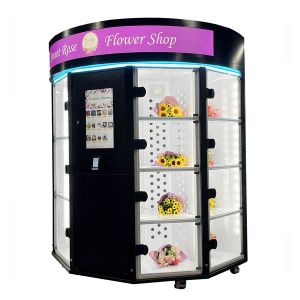 Customistic Locker Fresh Flower Vending Machine With Refrigeration And Humidification With Android