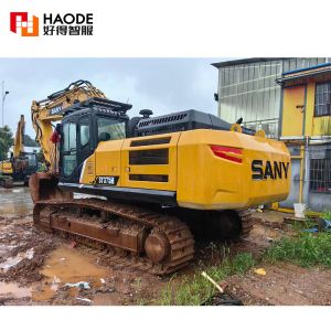 Moving Type Crawler Excavator 18 Year Sany 375H Mini Excavator With And Good