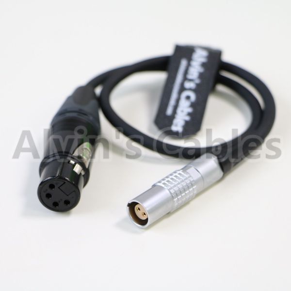 XLR 4 Pin Female To Lemo PHG 2 Pin Female Straight Cable For Nagra V