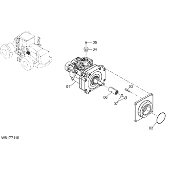 263J7-12021 263J7-12022 9255402 For Hitachi ZW310 ZW310-A ZW310-HCMF WHEEL LOADER High Quality Hydraulic Main Pump Factory Direct Sales Hydraulic pump