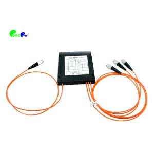 Fiber Optic Coupler High Return Loss 1x3 FC Multimode Excellent Mechanical