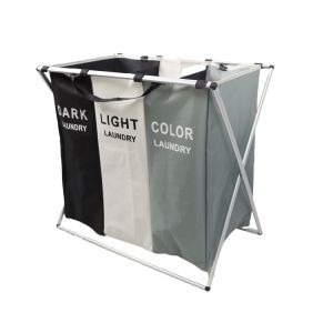 Waterproof Separated Collapsible Laundry Hamper Foldable Multiscene Use durable