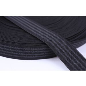 Polyester Rubber Non Slip Gripper Elastic Webbing For Cloth