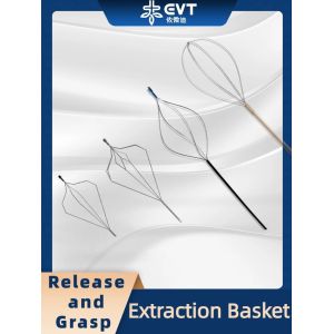 Cheap Single-Use Ureteral Stone Basket – Polyimide Sheath, Nitinol Extractor for sale