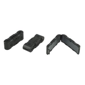 China Clip On Ferrite Core Bulk Package Type Up To 85°C Dc Resistance 0.1 Ohm Coated In Black Finish on sale