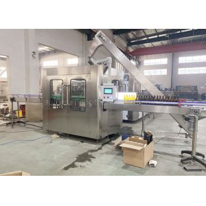 Cheap Crown Cap 340mm Glass Milk Bottle Filling Machine Balanced Pressure for sale