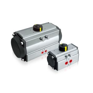 China AT pneumatic rotary actuator with valve and switch box on sale