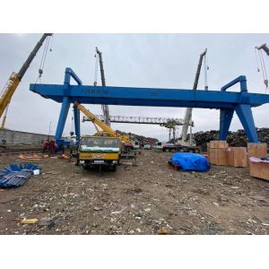 China 25T SPAN 32M Double Girder Gantry Crane For Metal Yard IP55 A6 on sale