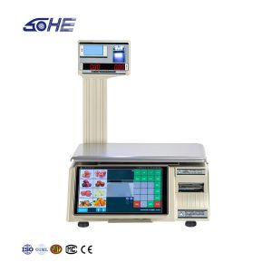 LCD Display Intelligent Bar Code Table Scale SHW-TMF6 for 30kg Capacity
