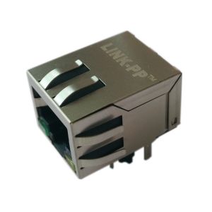 China LPJ4013EDNL 1x10/100Mbps Magnetic RJ45 Jack on sale
