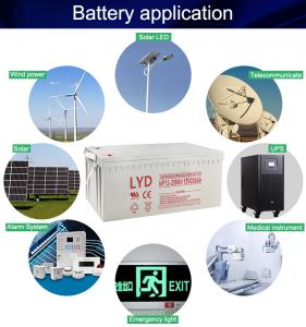 China NP12-200Ah Lead Acid Battery Solar Power Storage on sale