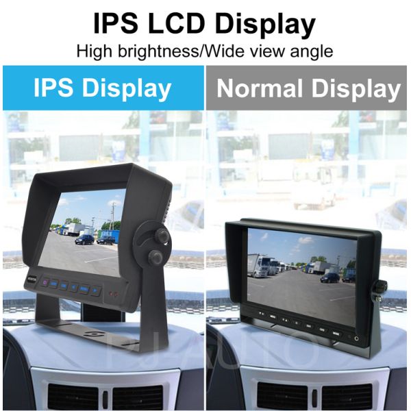 1080P 4CH MDVR Camera Waterproof 7 Inch Monitor MDVR Recorder 4G GPS Reverse Backup Camera Vehicle Bus Truck Car Reversing Aid