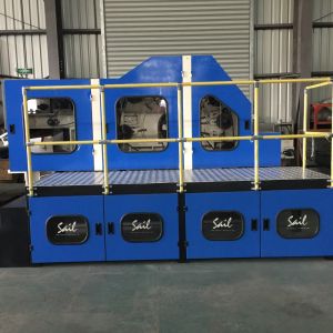 Changshu Sail non-woven polyester fiber carding machine with interlock carding