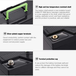 NCM Lithium Phosphate Battery 1.2kg 12.8v 12v 20ah Lithium Rechargeable Battery