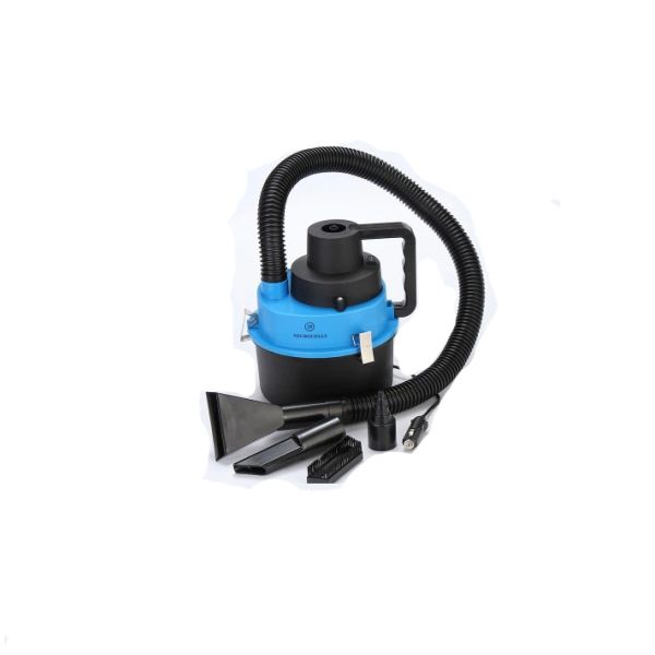 Dry Portable Car Vacuum Cleaner 12v Dc Cigarette Lighter With Inflator Adaptor