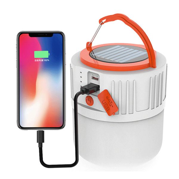 Multifunctional IP45 Solar Powered Portable Lights Solar Rechargeable Emergency