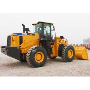 6 Ton SEM 660D Wheel Loader with 3.3m3 Bucket Hot Sale in Angola