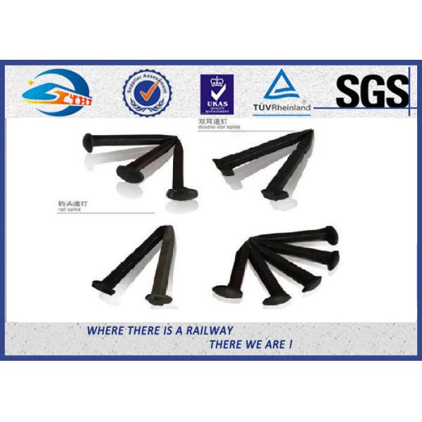 Quality 4.6 Grade Railroad Track Spikes Track Dog Spikes With 90 Degree Cold Bending wholesale
