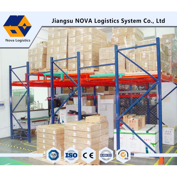 For Logistics Distribution Centers Push Back Pallet Racking commercial heavy