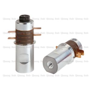 Flange Type 28Khz 700w Ultrasonic Piezoelectric Transducer For Plastic Welding Machine