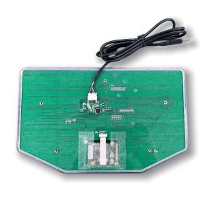 Silicon Rubber Mini Industrial Keyboard F9 IP67 Lightweight 390g