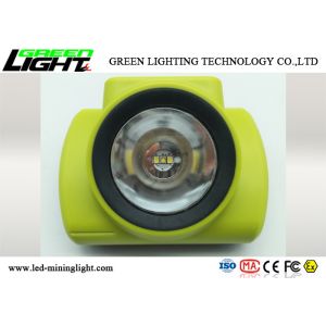 18000 Lux 385 Lum Rechargeable Mining Cap Lamps LED Screen All In One Stuture
