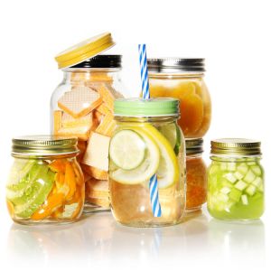 Canning Pickle Glass Mason Jars 150ml 200ml 250ml With Lids