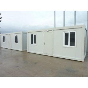 20ft Foldable Office Prefabricated Container House Easy Folding With Sandwich