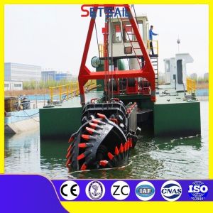 River Sand Cutter Suction Dredging Equipment with Cummins Diesel Engine Width 5m