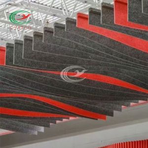 Nontoxic Odorless Soundproof Ceiling Board , Moistureproof Fabric Ceiling Panels