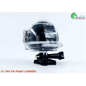 Panorama Ultra Hd 4k Sports Action Camera Wifi With 360 Degree Wide Angle Lens