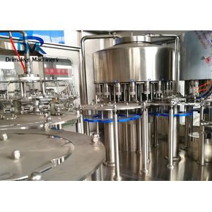8 Filling Heads Water Bottling Machine / Plastic Bottle Packaging Machine