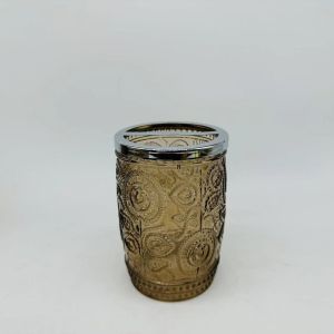 Sea Grass And Chili Round Shape Vintage Pattern Luxury Bath Accessories with