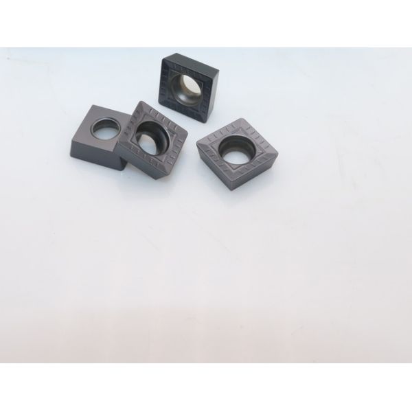 Quality HRC91-93.5 Indexable Turning Inserts Cemented Carbide Cutting Tool Grey Color wholesale