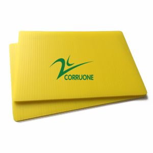 Flame Retardant White Coroplast Board Glossy Lamination