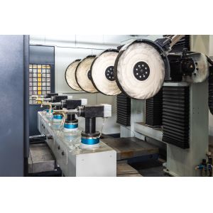 Two Stations Automatic Polishing Machine For Metal Faucets Surface