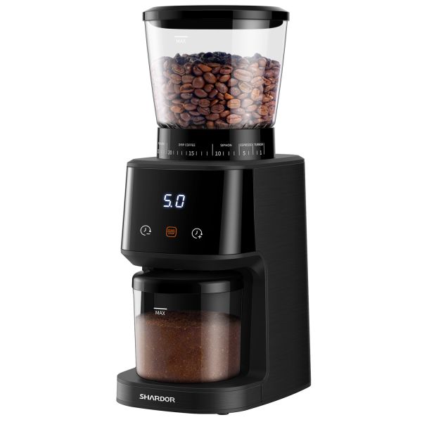 Quality 275g Espresso Electric Conical Burr Coffee Grinder Automatic Anti-Static wholesale
