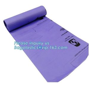 Environmental Biodegradable Bin Liner bags, Compostable Garbage Bags, Edible 100