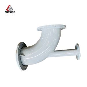 Flexible Rubber Steel Lined Pipe With Flange Carbon Steel Coated Rubber Lined