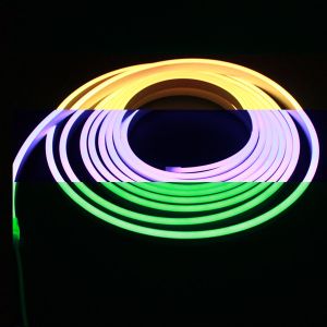 China BK-NS140-12V(RGB) LED flexible Neon light RGB color with controller IP67 waterproof easy installation on sale